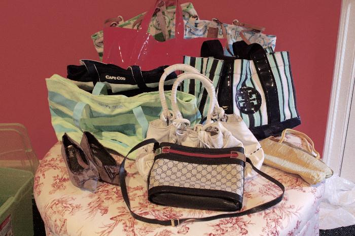 Gucci copy purse, Furla, Tory Burch, etc.