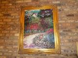 Jan Guess Oil Painting - native of Texas - beautifully framed - BEAUTIFUL Painting of Florals/Garden!!!!! - 38" Wide; 50" Tall