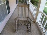 Oak Rocking Chair - LARGE & HEAVY!!!!  -  Comfortable