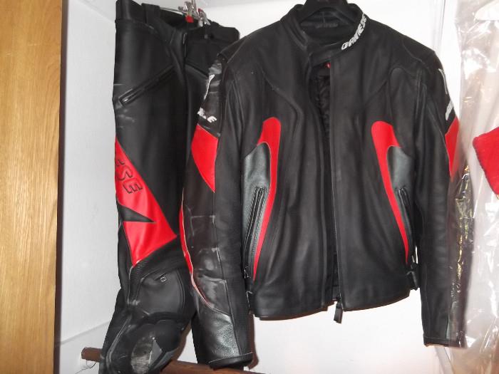 motorcycle racing suit by Dainese