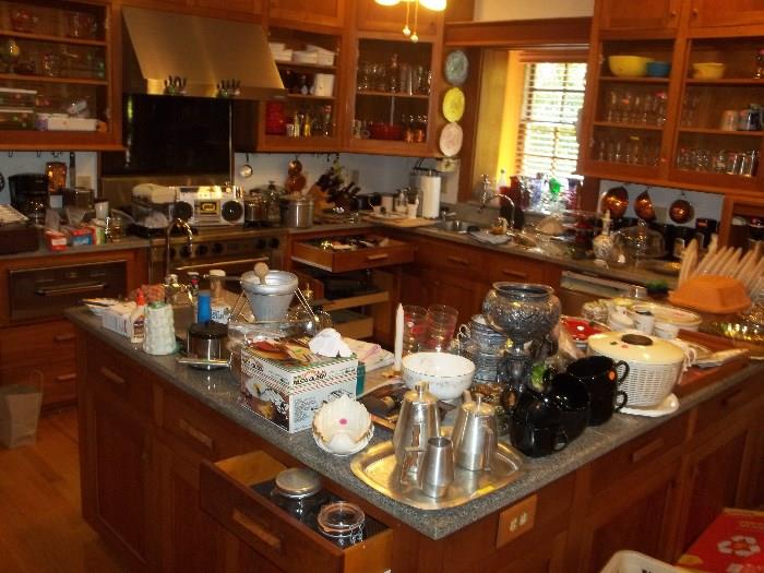 Huge assortment of kitchen goods