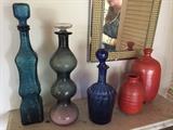 Blenko #5427 “Gurgle” Decanter and others
 
 
 