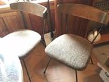 Clifford Pascoe Bent Plywood Iron Chair for Modern Masters c 1952. Five Total