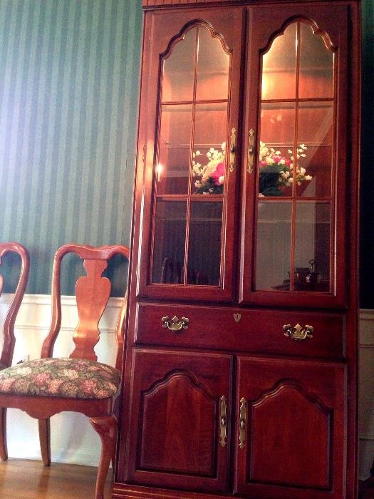 and...Lighted China Cabinet!...
