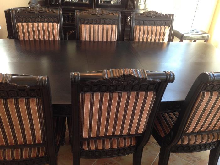 Ashley Millinium table and 8 chairs