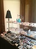 Many pieces of costume jewelry
