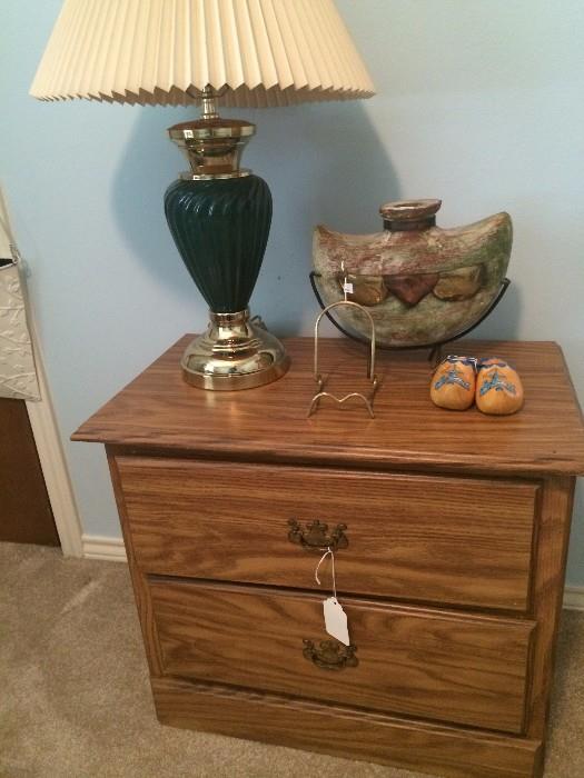 Two drawer night stand