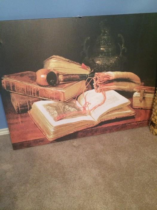 Large book canvas