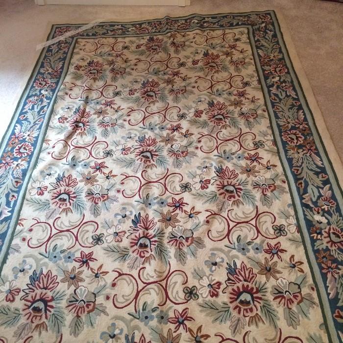 Very fine crewel rug