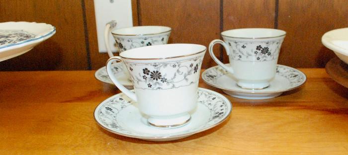 several little sets of nice china- mix and match time here-noritake 