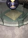 SOLEIL CONTEMPARARY MODERN GLASS TABLE