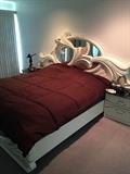 ART NOUVEAU ITALIAN KING SIZE BEDROOM SET ( BED WITH NIGHSTANDS)