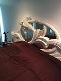 ART NOUVEAU ITALIAN KING SIZE BEDROOM SET ( BED WITH NIGHSTANDS)