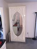 ART NOUVEAU ITALIAN KING SIZE BEDROOM SET (TALL ARMOIRE)