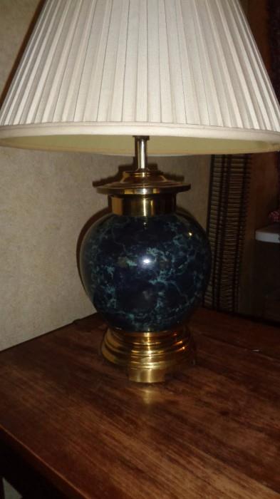 Marble looking lamp
