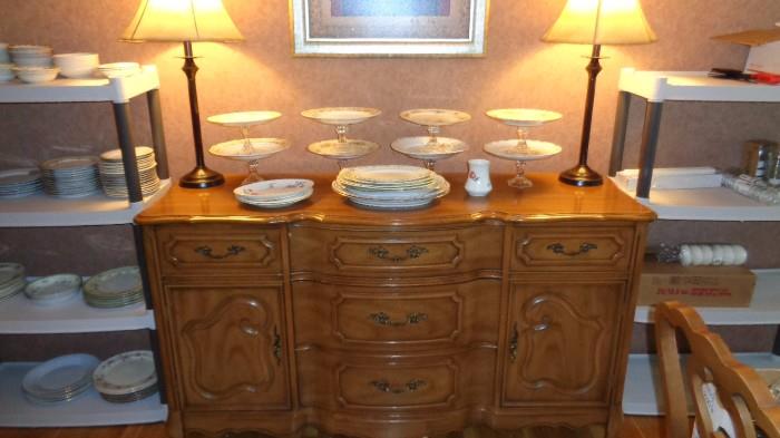 Buffet-part of table with 4 chairs-can be sold as set or separate