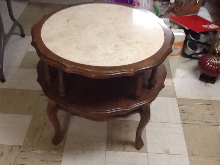 Round Marble top table