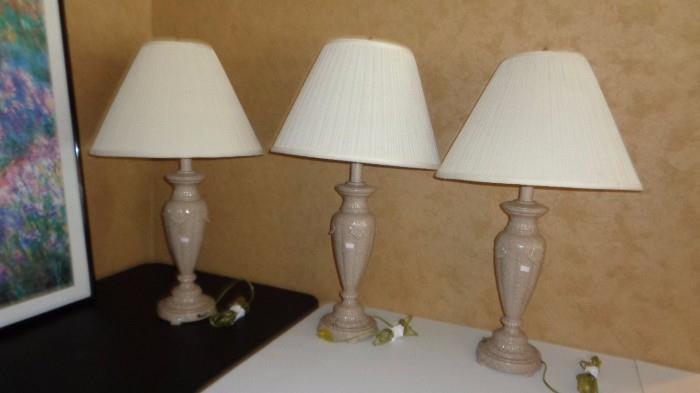 3 very nice lamps