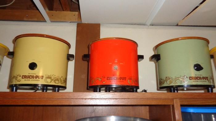 Vintage Crock pots