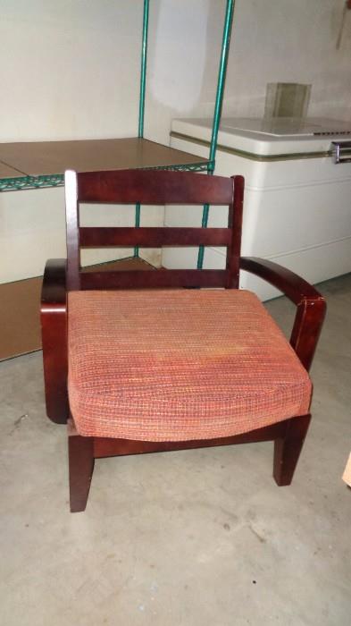 Very Large Mid Century Chair -needs TLC but cool shape and worth the work
