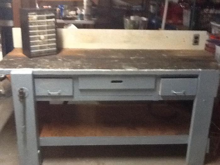 Custom tool/work bench-this is heavy but cool!