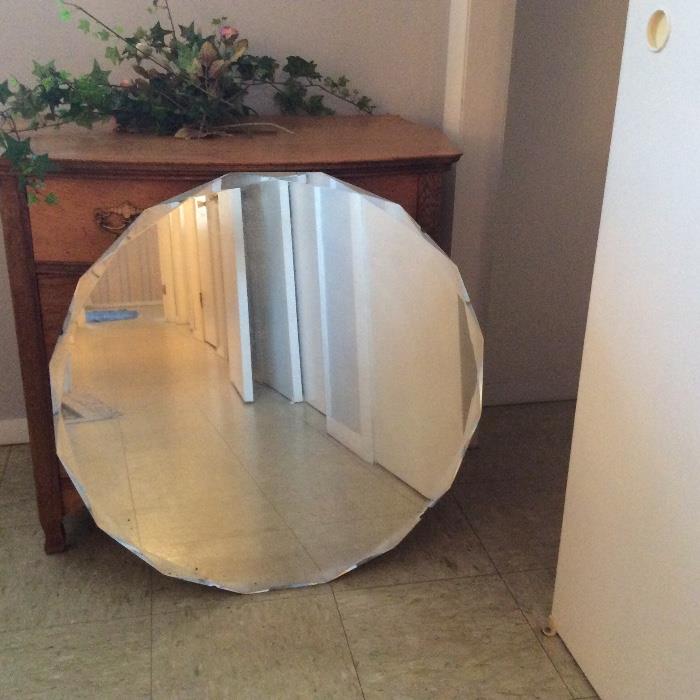Awesome Art Deco bevelled Wall Mirror!