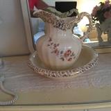 Glazed Bowl and Pitcher