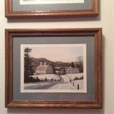 Bill Saunders signed print Down a Country Road.