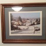 Bill Saunders signed print, Coming Home.