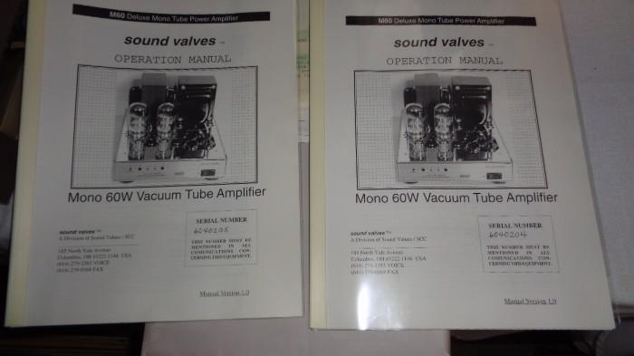 Sound Valves Operators Manual