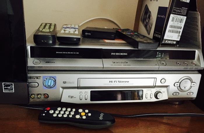 DVD and VCR players