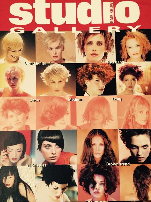 Vintage hair salon magazines