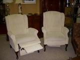 2 pc (will seperate) reclining/Wing back chairs located at Sugarplums Shop, 1015 E 31st ST, LaGrange PK, IL 60526