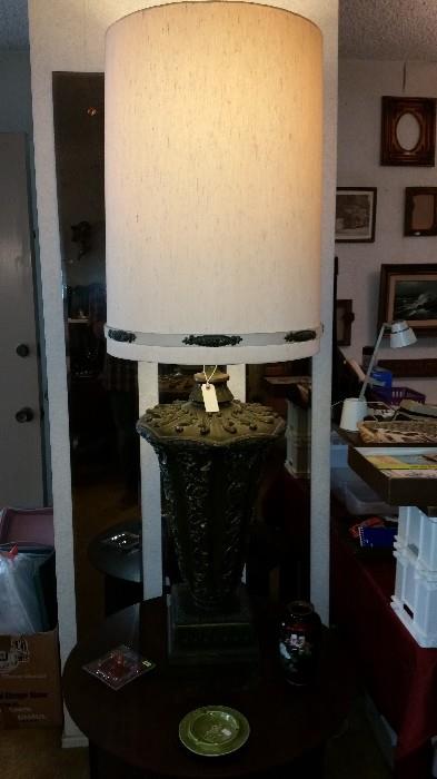Very large mid century table lamp.