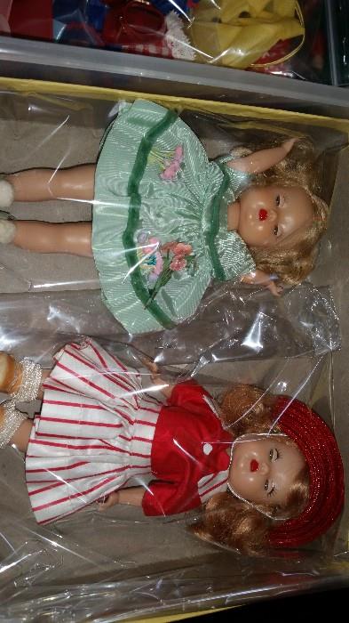 Great vintage dolls & doll clothing.