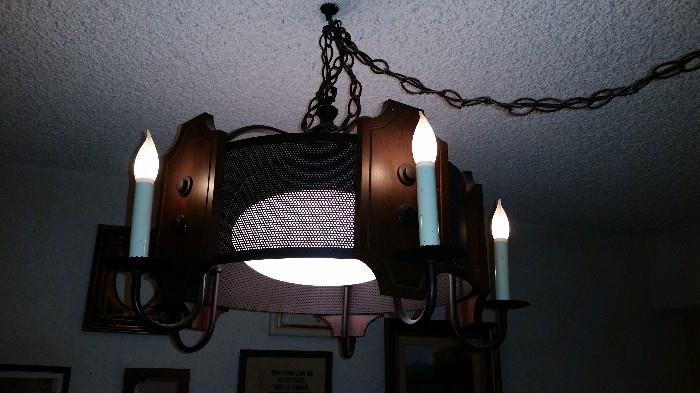 Great mid century modern chandelier.
