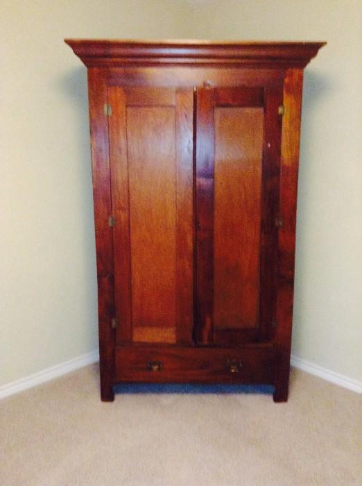 Antique rustic armoire