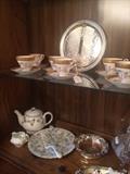 "Sutherland" English bone china cups & saucers