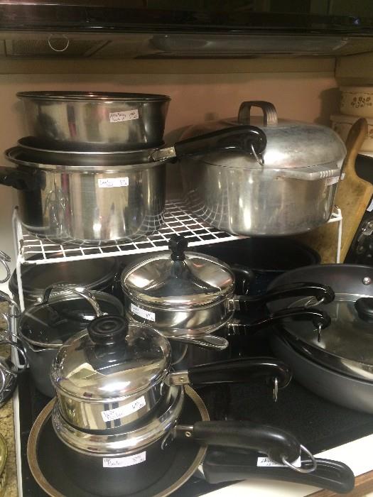 Variety of pots & pans