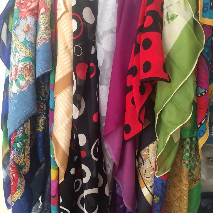 Great selection of scarves