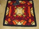 Latch hook rug, small