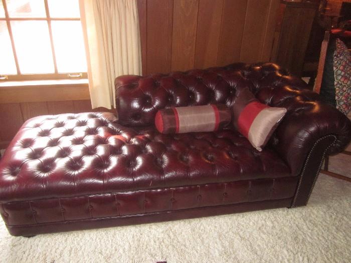 Chaise, leather chairs lounge