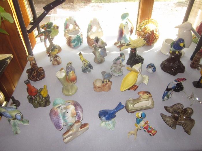 Dozens, Birds, porcelain birds, Stangel, Japanese, Czechoslovakia,  