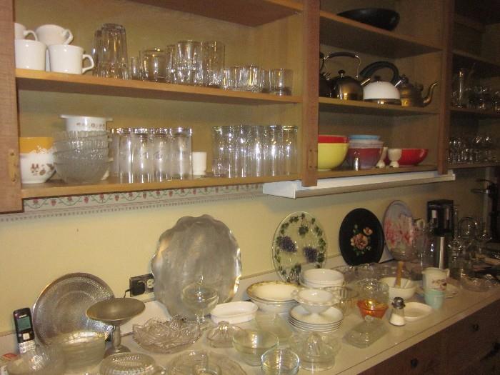 dishware, stemware, vintage and antique