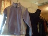 Junior Northface jacket/ladies small Bebe dress