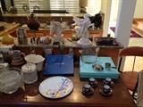 Nice selection of Rosenthal and Tiffany & CO decorative plates and more French and Chinese porcelain