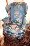Thomasville upholstered wingback chair (1 of 2)