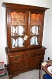 Publick House by Heywood-Wakefield lighted china cabinet
