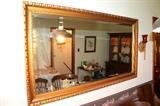 Large beveled mirror