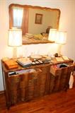 C.B. Atkin Co. French Provincial dresser with mirror, vintage lamps, and more!